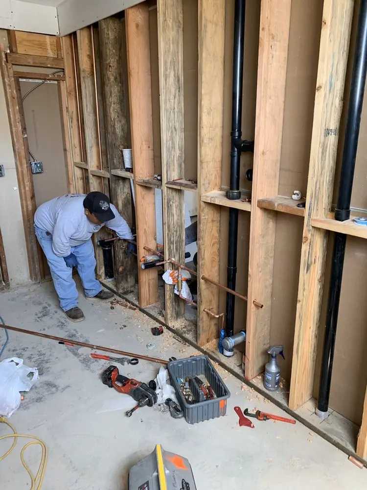 Commercial rough-in plumbing for Water Heater Replacement in Seal Beach